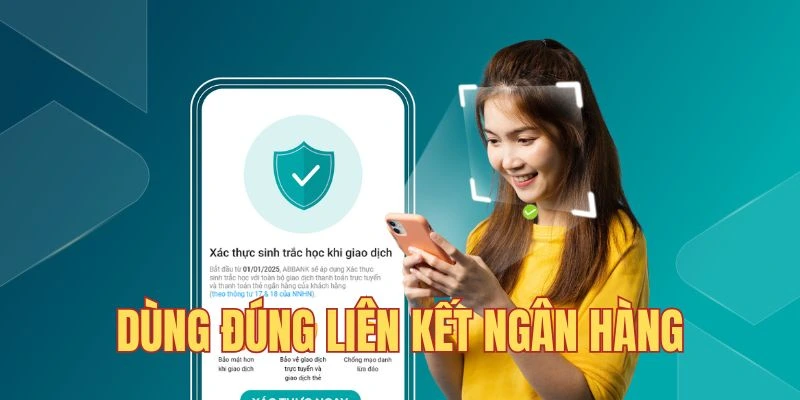 Chỉ sử dụng ngân hàng đã liên kết giao dịch